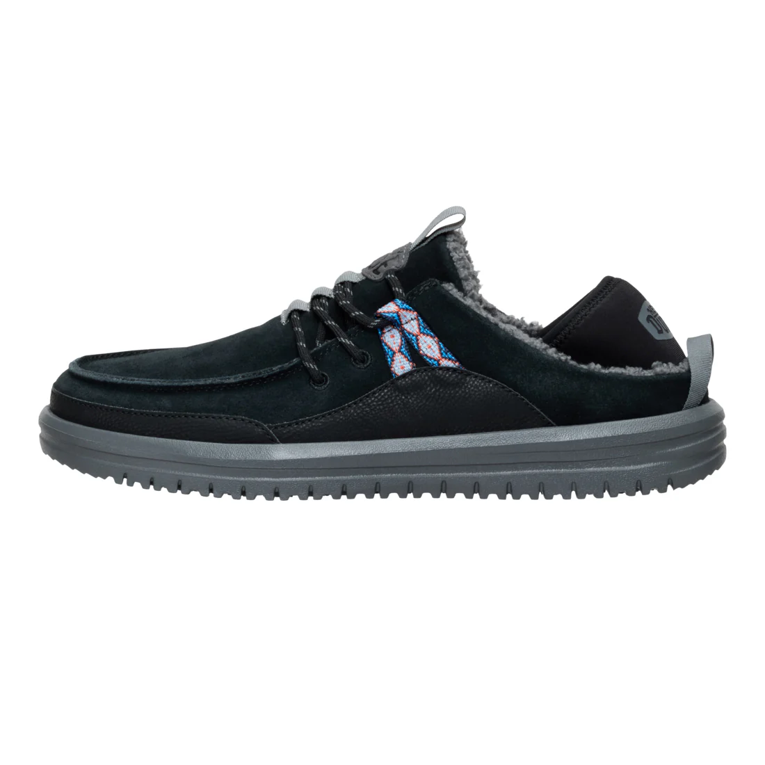 BRADLEY BLIPPER SUEDE BLACK/SMOKE GREY