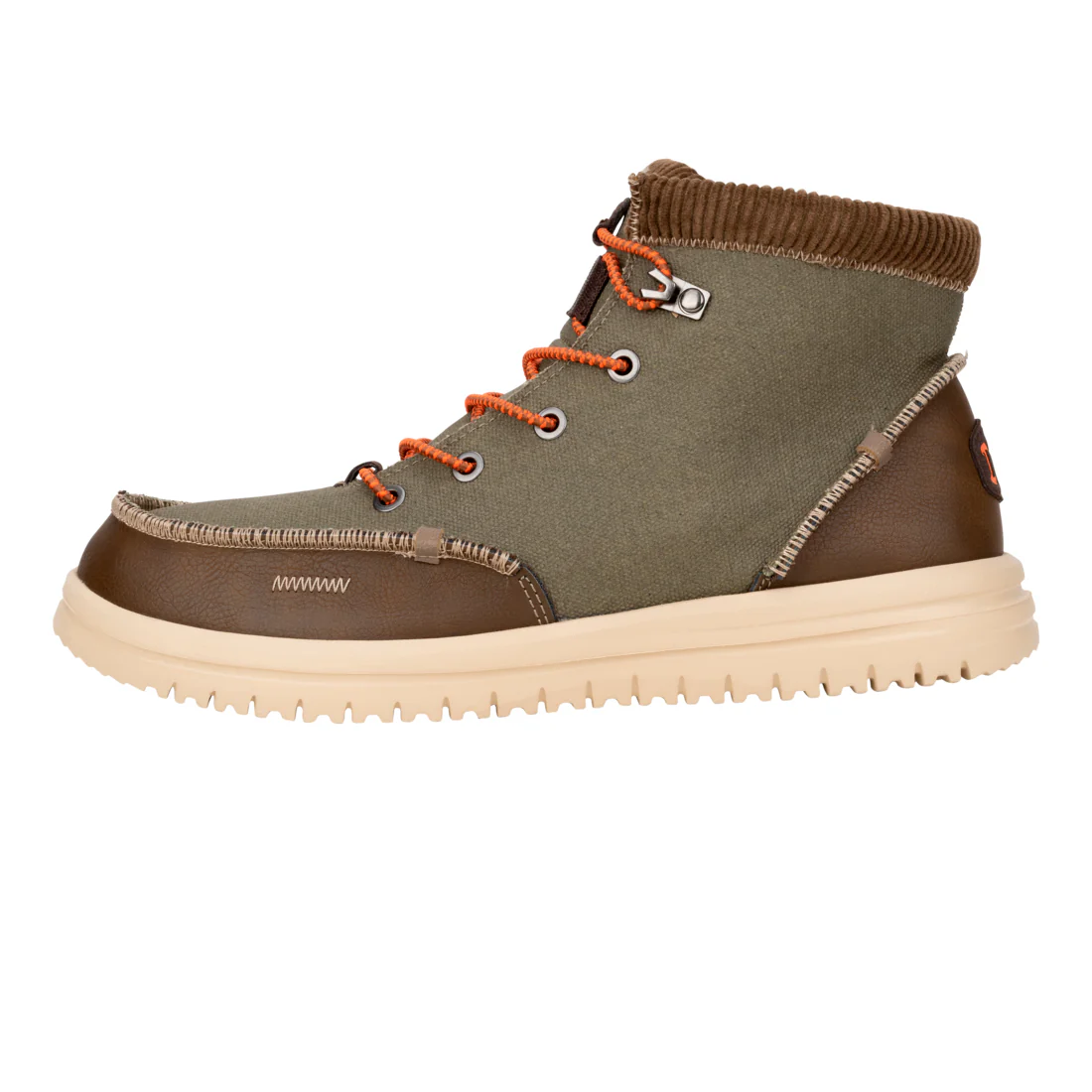 BRADLEY CORDUROY COLLAR DUSTY OLIVE/TAN