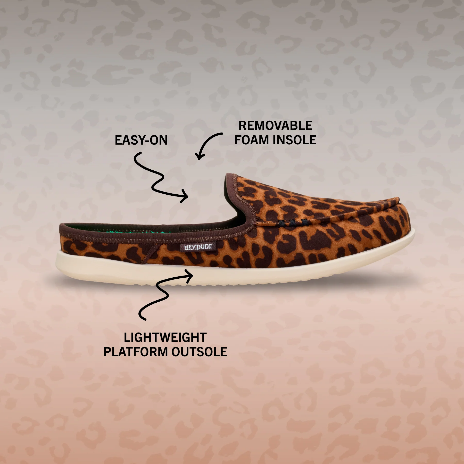 HARBOR BREEZE LO SLIP LEOPARD - Image 2