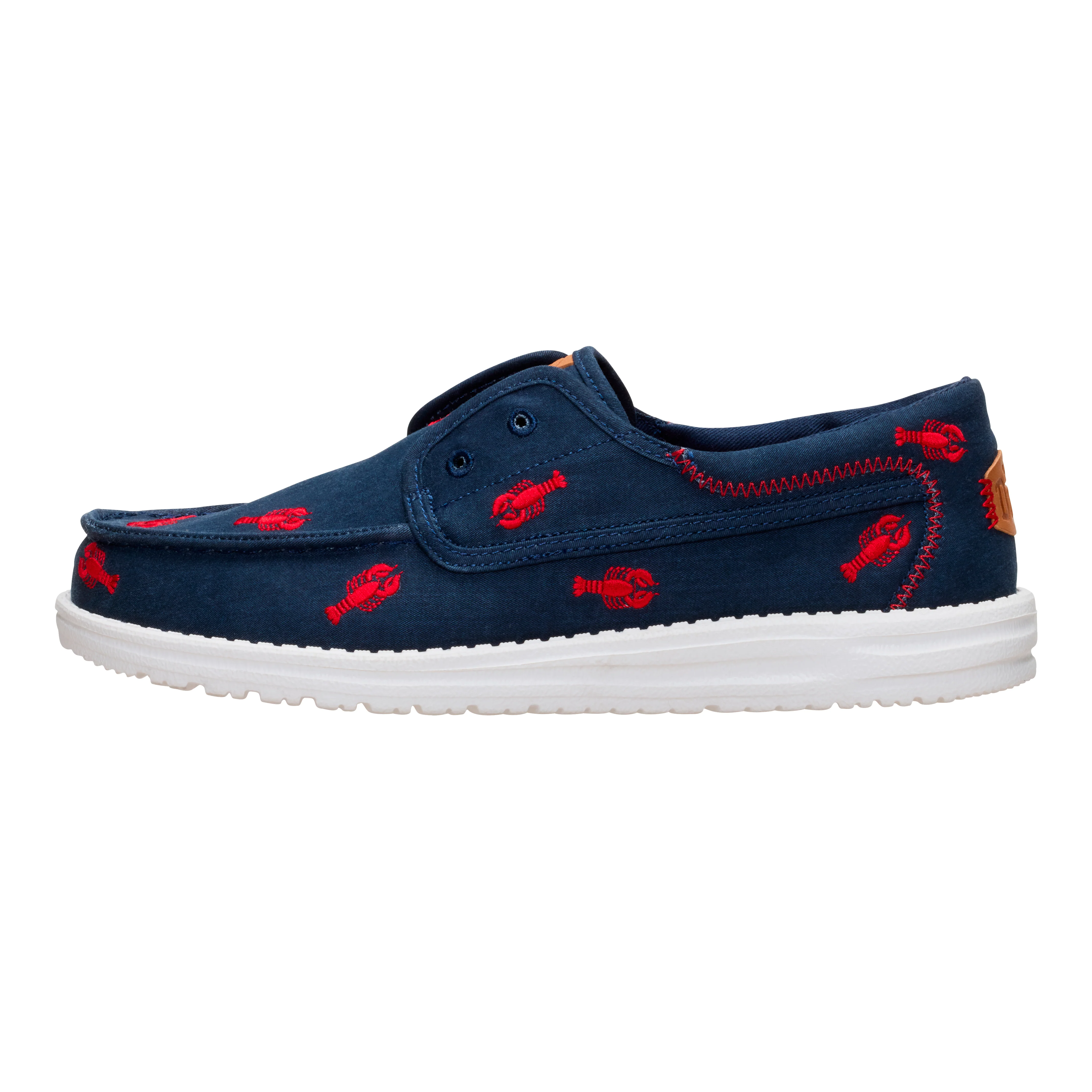 WALLY CRU EMBROIDERED NAVY/RED